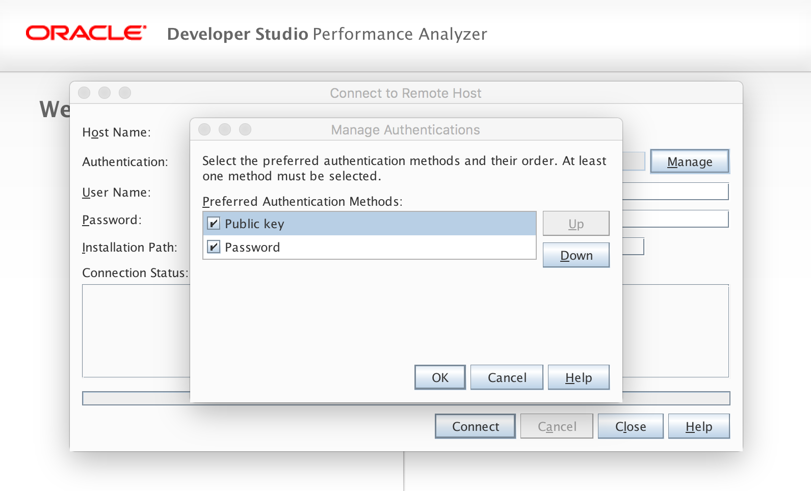 image:Remote Analyzer's new authentication methods